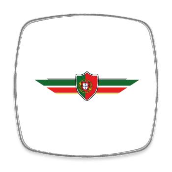Coupe du monde des supporters du Portugal - Magnet carré - blanc - Devant