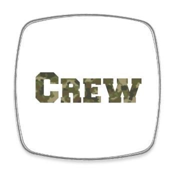 crew - Square fridge magnet - white - Front