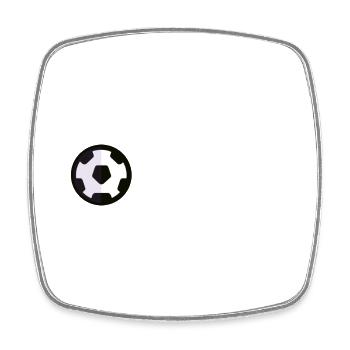 Bester Sport - Viereckiger Kühlschrankmagnet - Weiß - Vorne