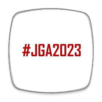 Jga 2023 Junggesellenabschied - Viereckiger Kühlschrankmagnet - Weiß - Vorne
