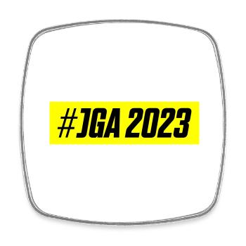 Jga 2023 Junggesellenabschied - Viereckiger Kühlschrankmagnet - Weiß - Vorne