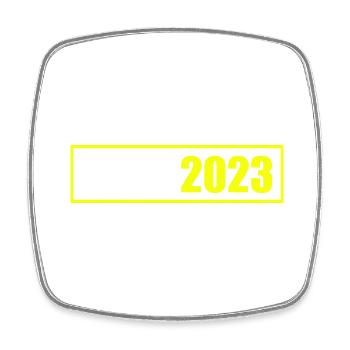 Jga 2023 Junggesellenabschied - Viereckiger Kühlschrankmagnet - Weiß - Vorne