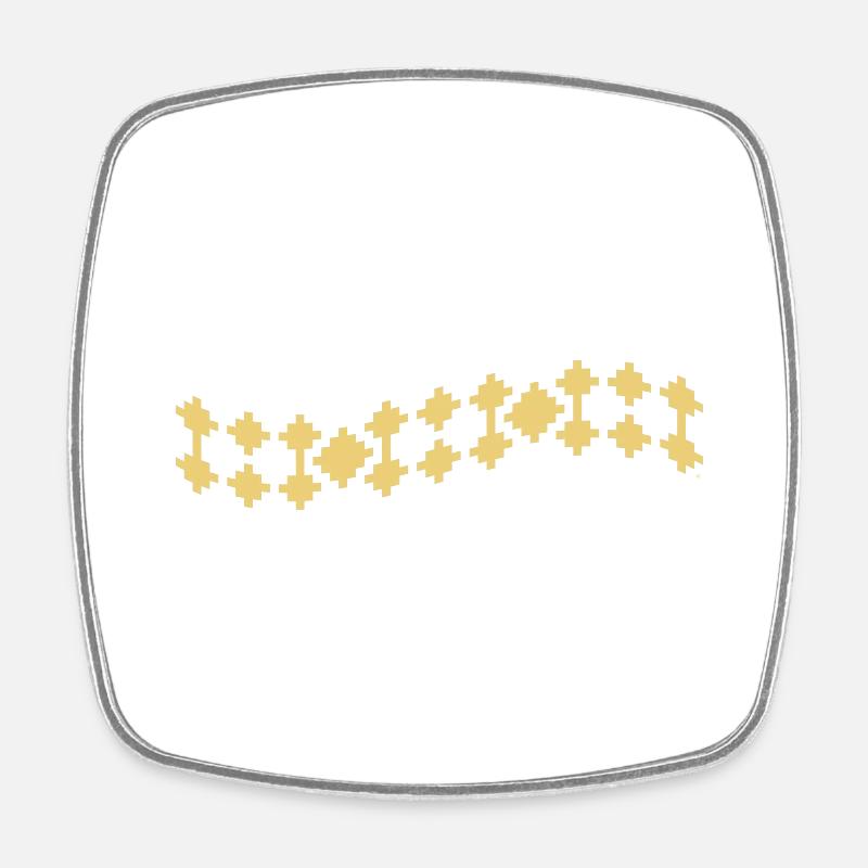 Variation - Square fridge magnet - white