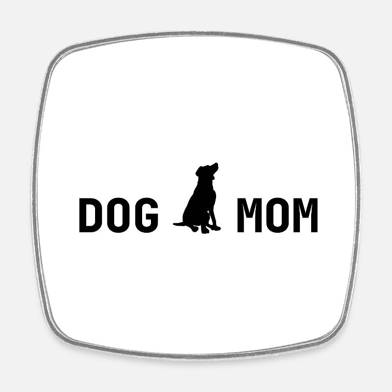 Chien Hund - Magnet carré - blanc