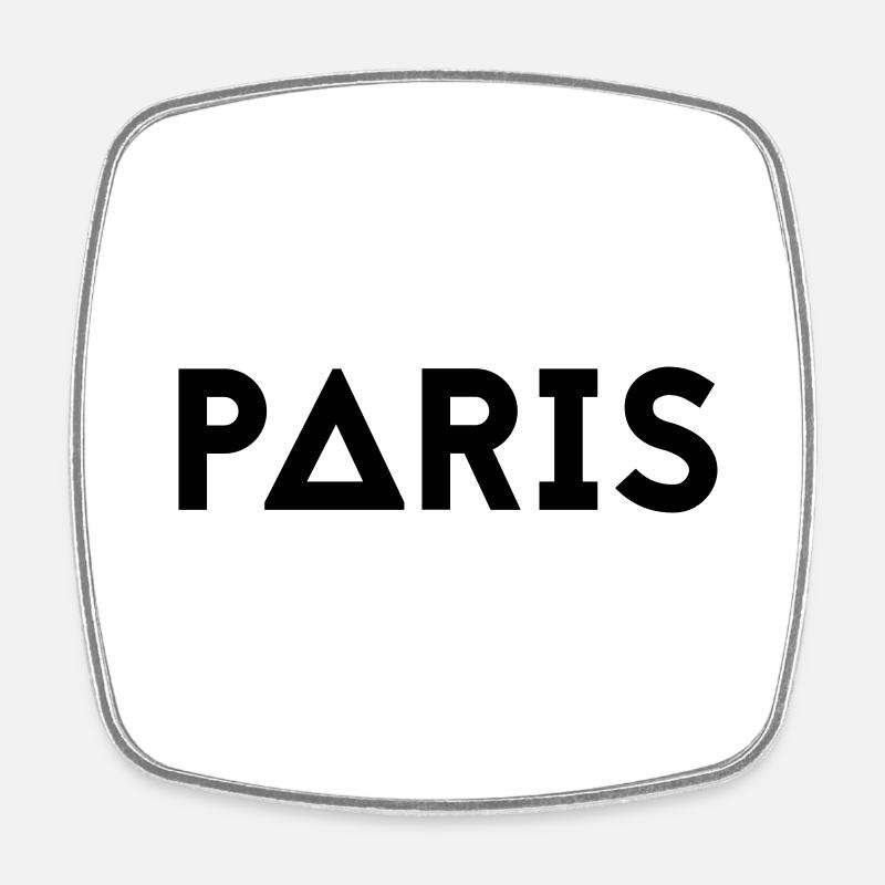 PARIS - Square fridge magnet - white
