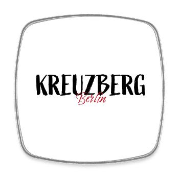 Kreuzberg - Viereckiger Kühlschrankmagnet - Weiß - Vorne