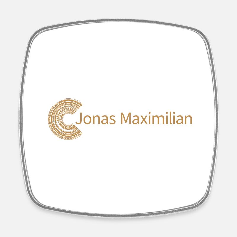 Pour Jonas Maximilian - Magnet carré - blanc