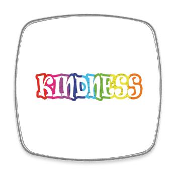 design original kindness - Magnet carré - blanc - Devant