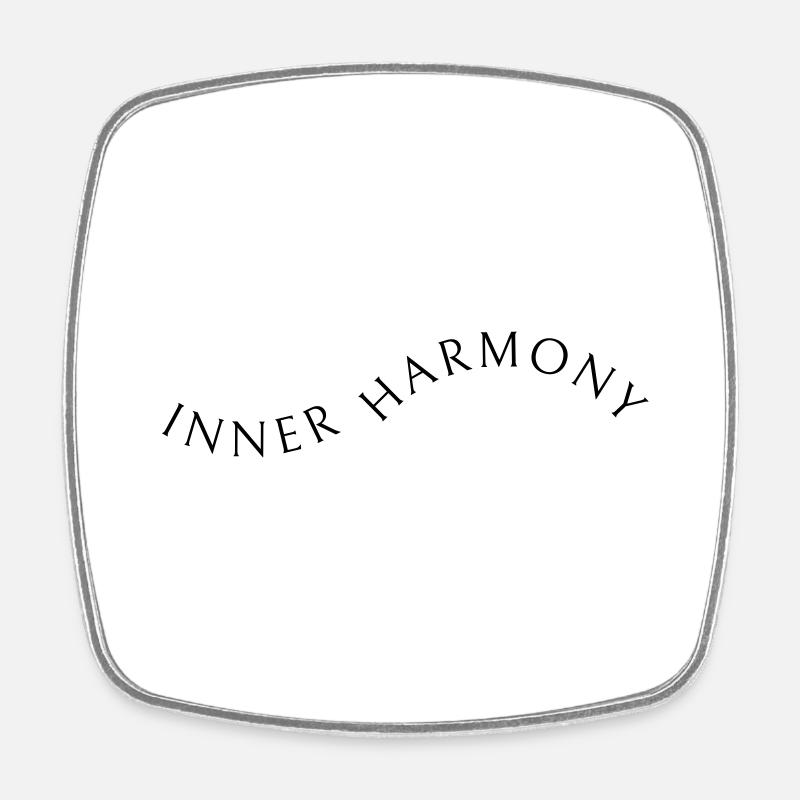 Innere Harmonie - Viereckiger Kühlschrankmagnet - Weiß