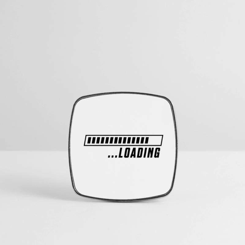 Loading loading bar Square fridge magnet