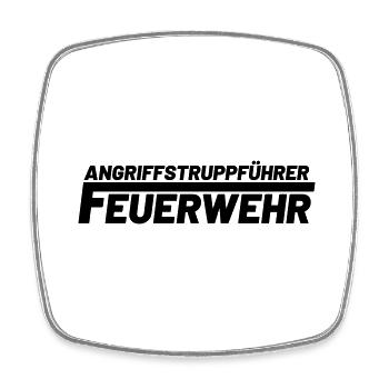 Angriffstruppführer Freiwillige Feuerwehr - Viereckiger Kühlschrankmagnet - Weiß - Vorne