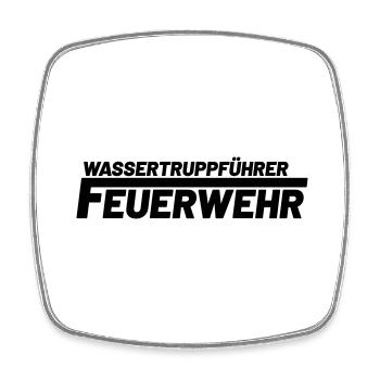 Wassertruppführer Freiwillige Feuerwehr - Viereckiger Kühlschrankmagnet - Weiß - Vorne