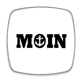 Good morning - Square fridge magnet - white - Front