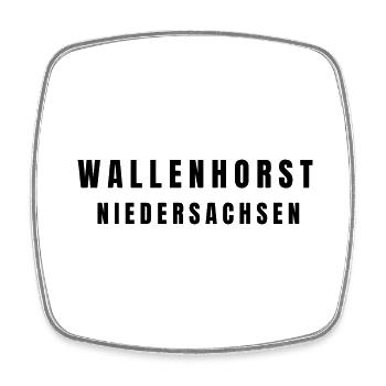 Wallenhorst, Lower Saxony - Square fridge magnet - white - Front
