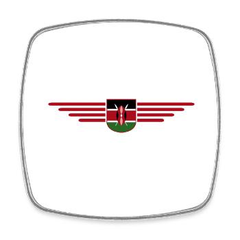 Nairobi Design für Kenia-Liebhaber - Viereckiger Kühlschrankmagnet - Weiß - Vorne
