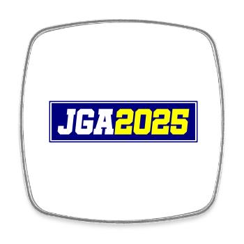 Jga 2025 - Viereckiger Kühlschrankmagnet - Weiß - Vorne
