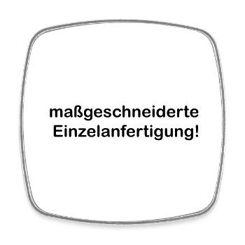 Maßgeschneiderte Einzelanfertigung lustig Spruch - Viereckiger Kühlschrankmagnet - Weiß - Vorne