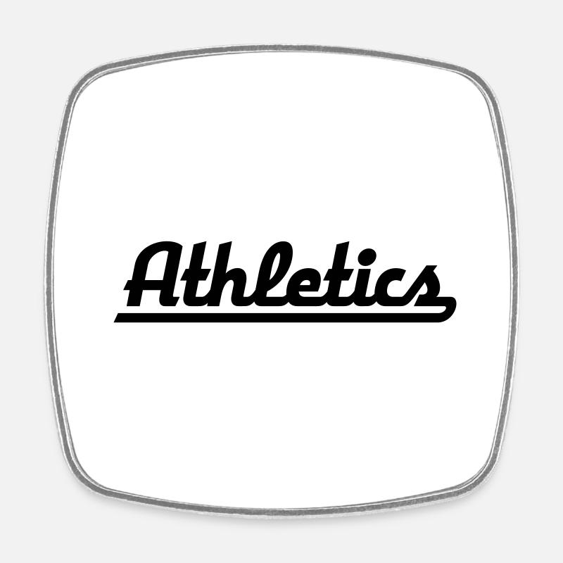 athletics - Magnet carré - blanc