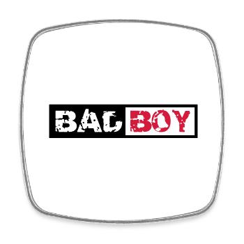 Bad Boy Design - Square fridge magnet - white - Front