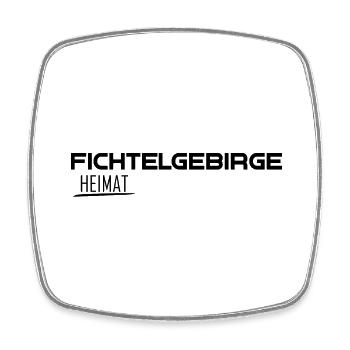Fichtelgebirge Heimat - Viereckiger Kühlschrankmagnet - Weiß - Vorne