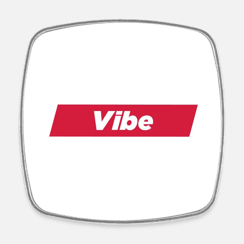 Vibe - Square fridge magnet - white