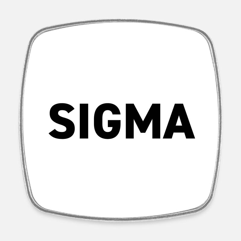 Sigma Dark Pack Rang - Magnet carré - blanc