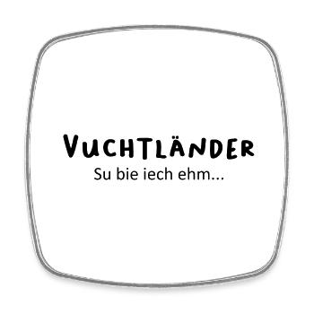 Vuchtländer - Viereckiger Kühlschrankmagnet - Weiß - Vorne