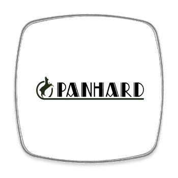 PANHARD - Magnet carré - blanc - Devant