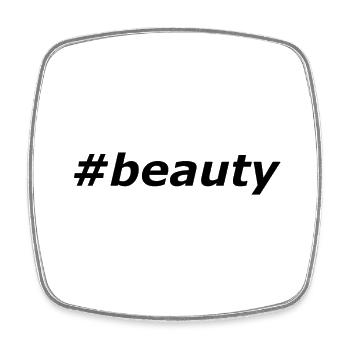 #beauty - Viereckiger Kühlschrankmagnet - Weiß - Vorne