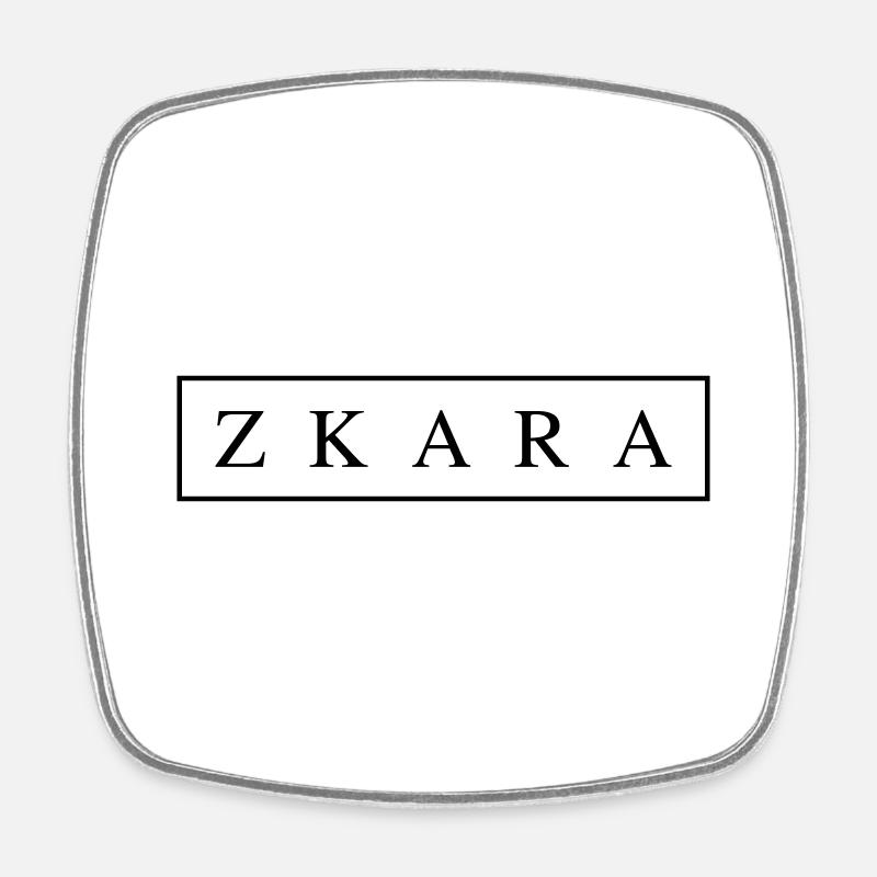 ZKARA - Magnet carré - blanc