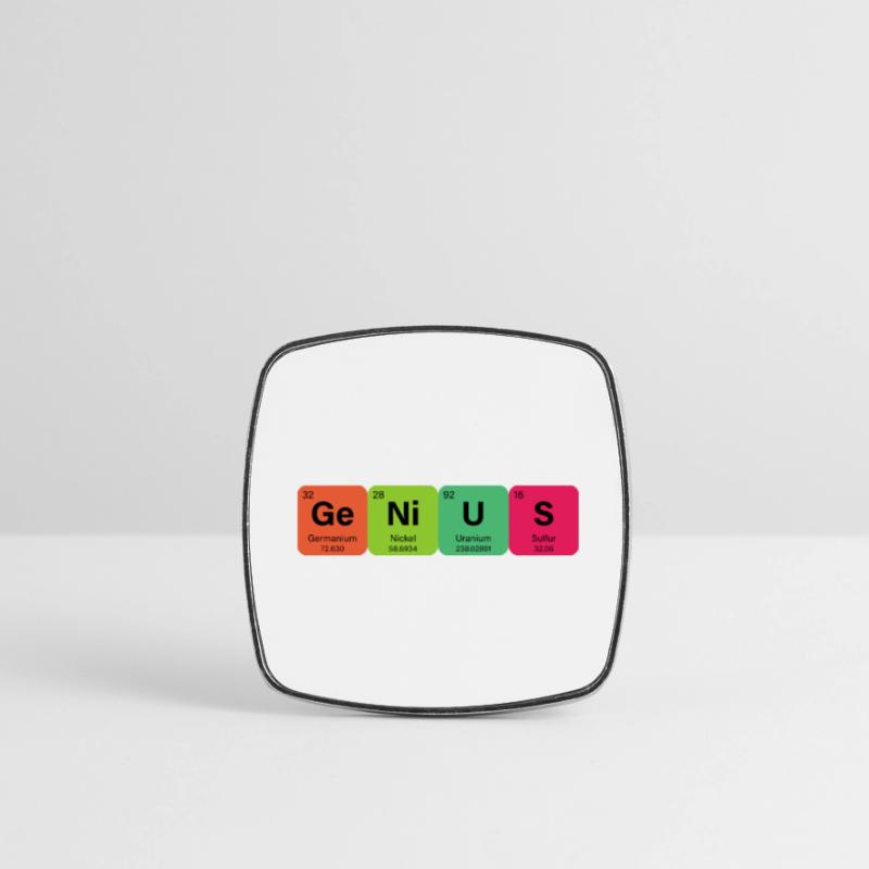 Genius Periodic Table Element Square fridge magnet