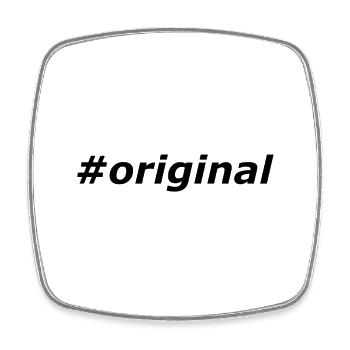 #original - Magnet carré - blanc - Devant