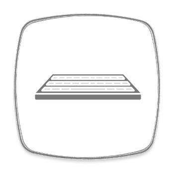 Logo Steuerung Tastatur Eingabe - Viereckiger Kühlschrankmagnet - Weiß - Vorne