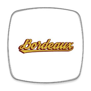 Retro Bordeaux France - Magnet carré - blanc - Devant