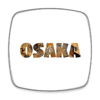 OSAKA COLORFUL - Square fridge magnet - white - Front