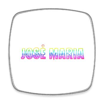 José Maria RS Rainbow - Square fridge magnet - white - Front