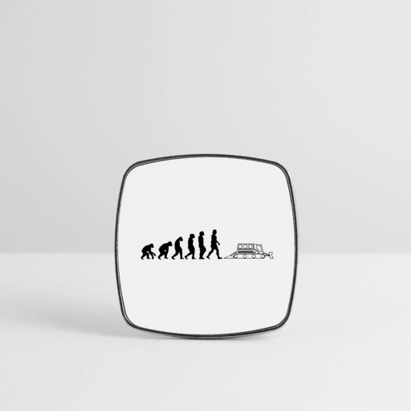Dameuse dameuse Evolution dameuse noire Magnet carré