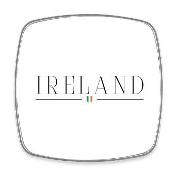 I love Ireland - Square fridge magnet - white - Front