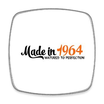 1964 - Square fridge magnet - white - Front