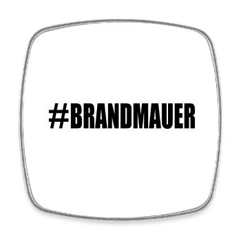 brandmauer - Viereckiger Kühlschrankmagnet - Weiß - Vorne