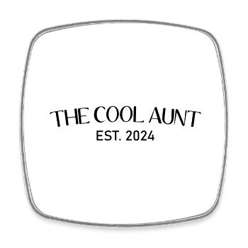 The cool aunt - Square fridge magnet - white - Front