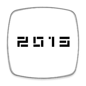 Year of Birth Birthday Born In - Made in 2013 - Square fridge magnet - white - Front