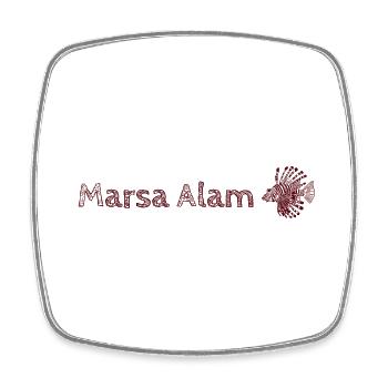 Marsa Alam - Ägypten - mit Feuerfisch - Viereckiger Kühlschrankmagnet - Weiß - Vorne