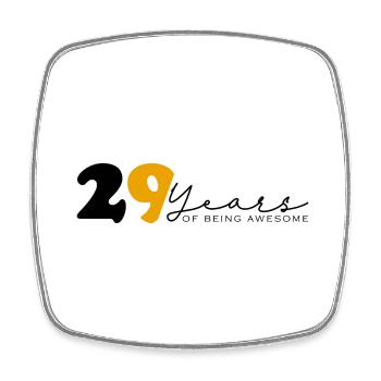 Vintage 1995 Funny 29 Year Old Bday Men Women - Square fridge magnet - white - Front