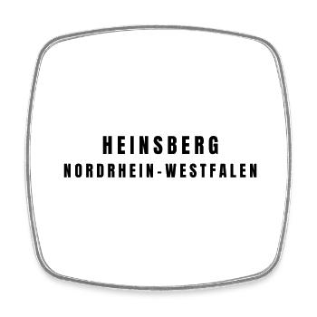 Heinsberg, Rhénanie-du-Nord-Westphalie - Magnet carré - blanc - Devant