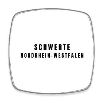 Schwerte, Rhénanie-du-Nord-Westphalie - Magnet carré - blanc - Devant