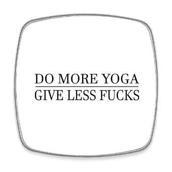 Yoga Meditation Spa Namaste - Viereckiger Kühlschrankmagnet - Weiß - Vorne