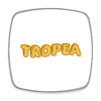 Cadeau pour Tropea - Magnet carré - blanc - Devant
