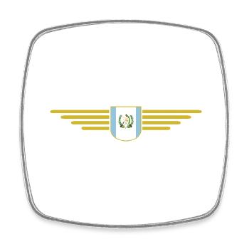 J’aime le Guatemala, T-shirt Style Design - Magnet carré - blanc - Devant