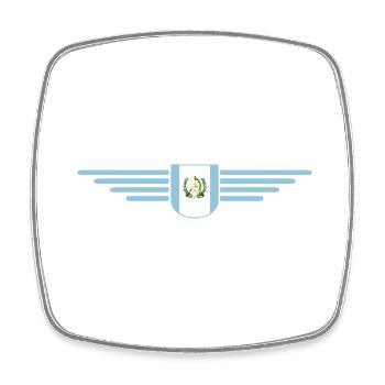 J’aime le Guatemala, T-shirt Style Design - Magnet carré - blanc - Devant